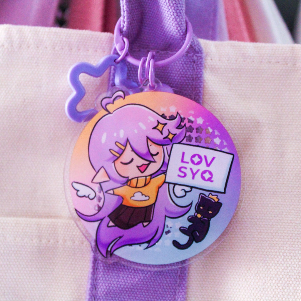 Chibi Kiyumi & Eyeball LOVSYQ Acrylic Keychain