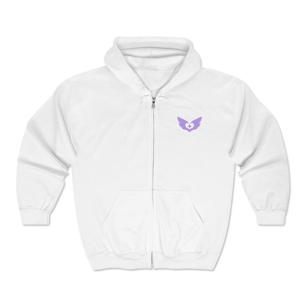 LOVSYQ Purple Dream Zip-Up Hoodie