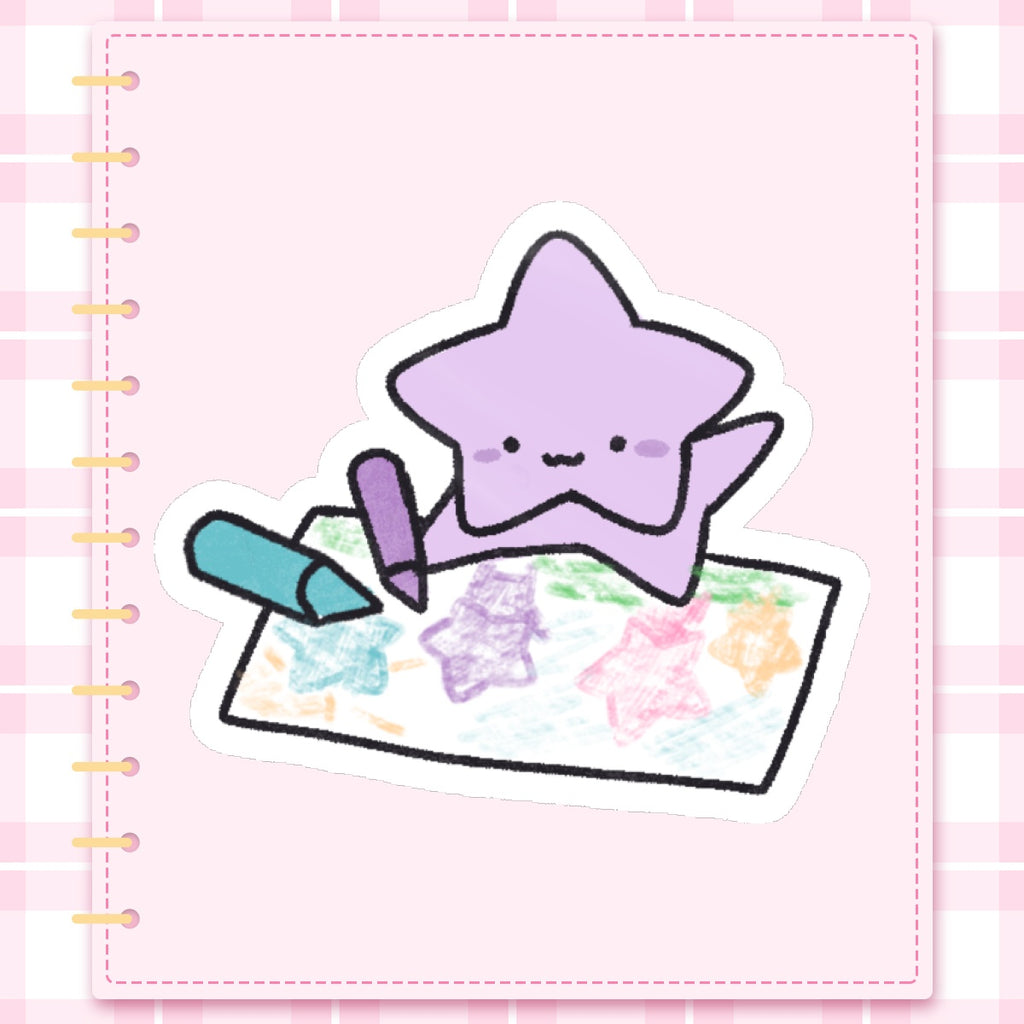 Silly Drawing Mini Sticker