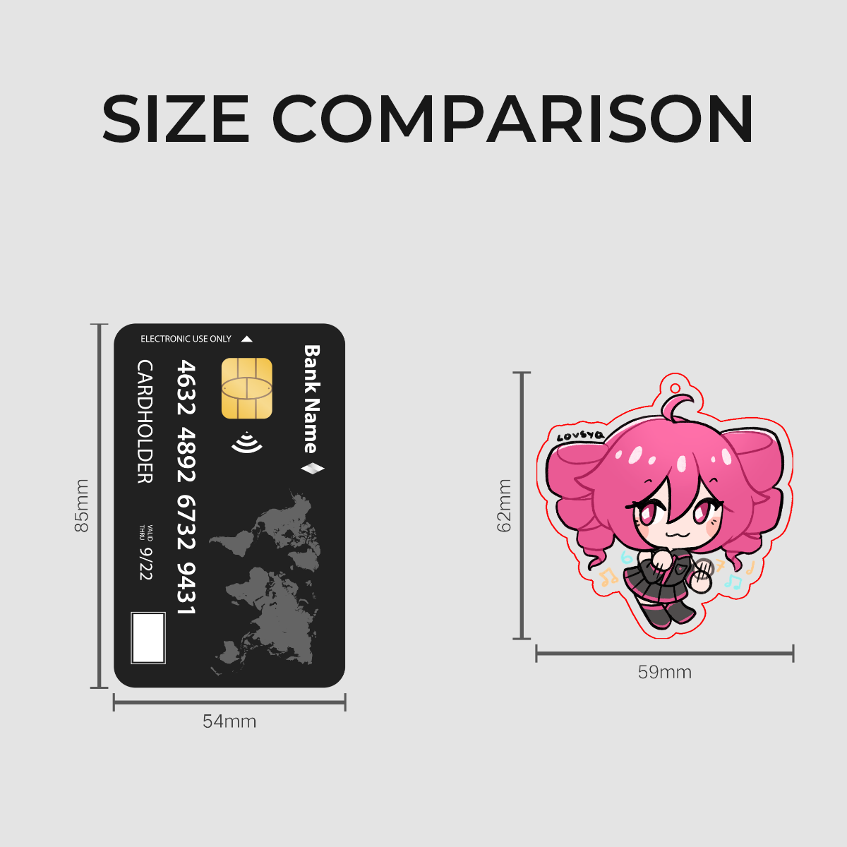 Teto 67 Acrylic Keychain