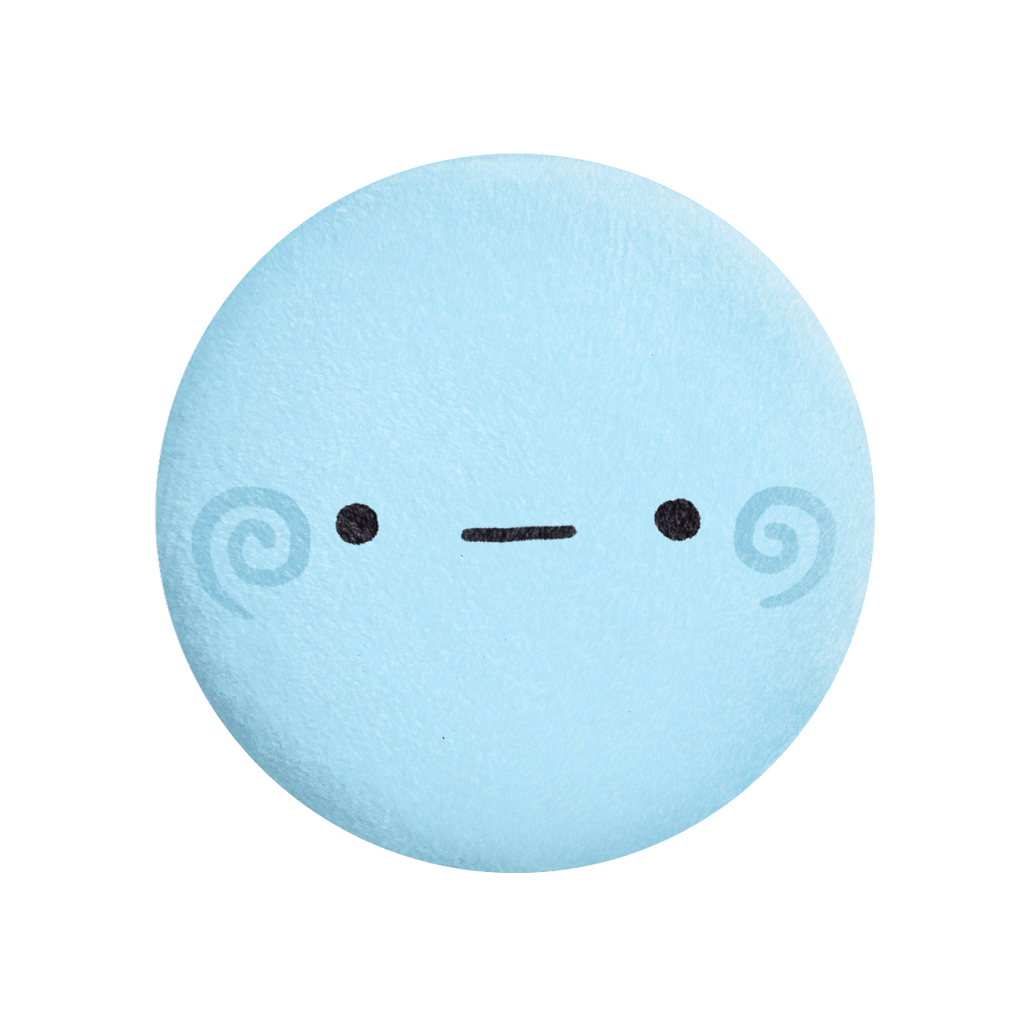 Blu Plush Badge