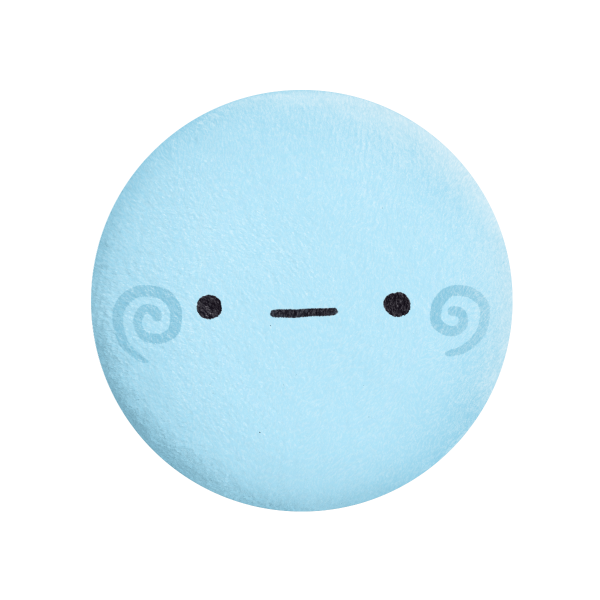 Blu Plush Badge