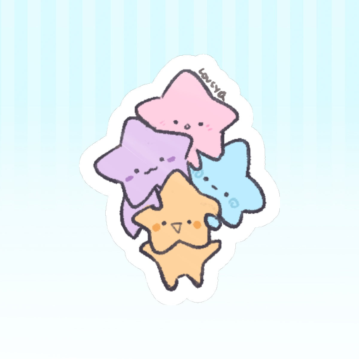 Starbabz group hug sticker