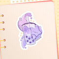 Silly Taro Boba Sticker