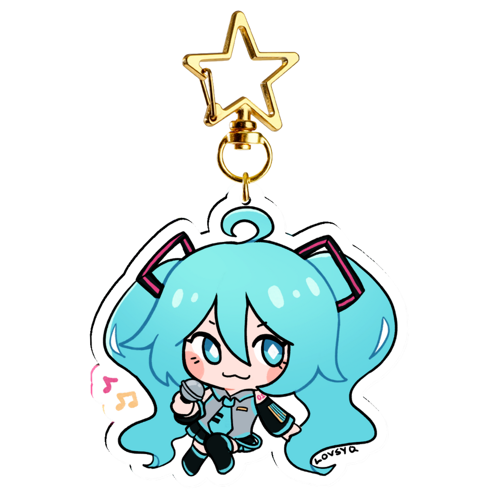 Miku Acrylic Keychain