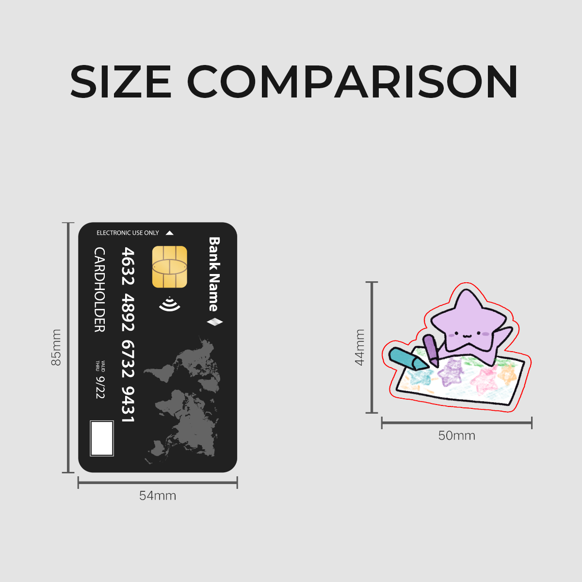 Silly Drawing Mini Sticker