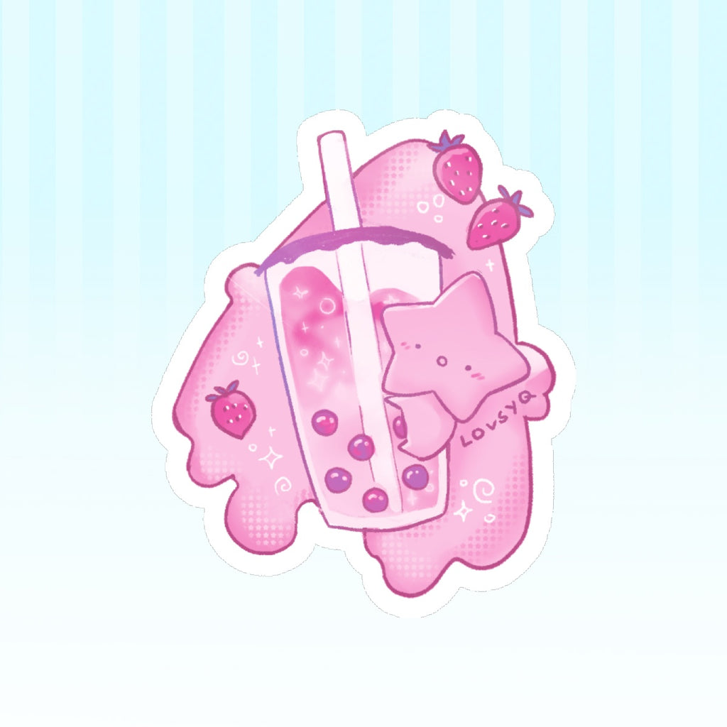Bibi Starberry Boba sticker