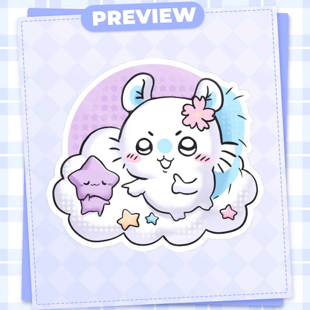 Sassy Sugarglider +Silly Sticker 3"
