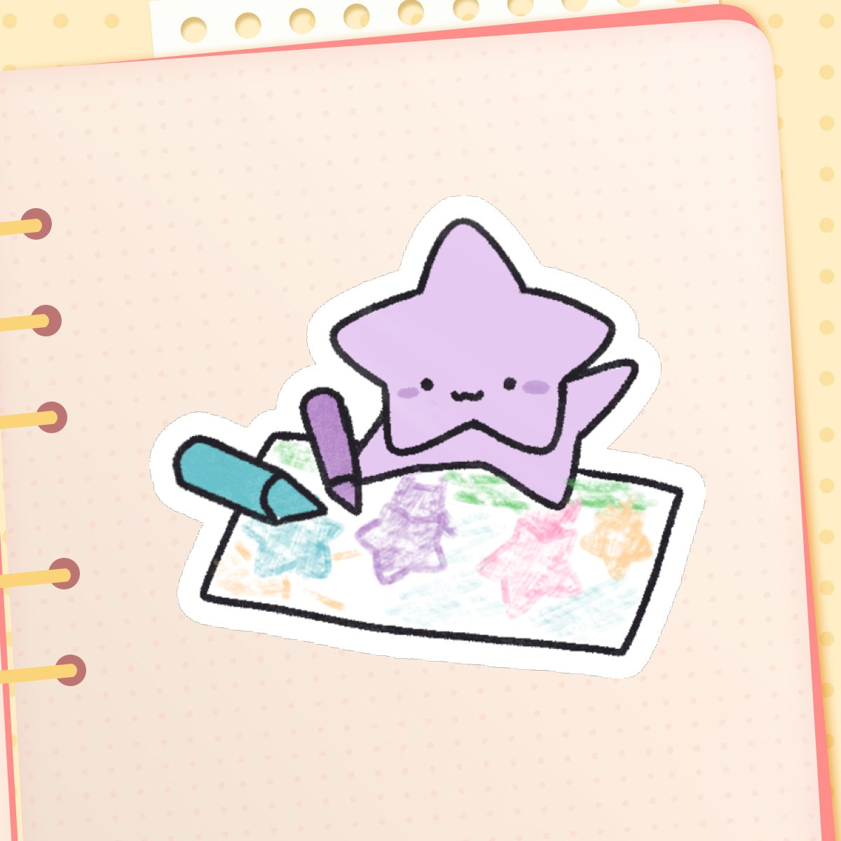 Silly Drawing Mini Sticker
