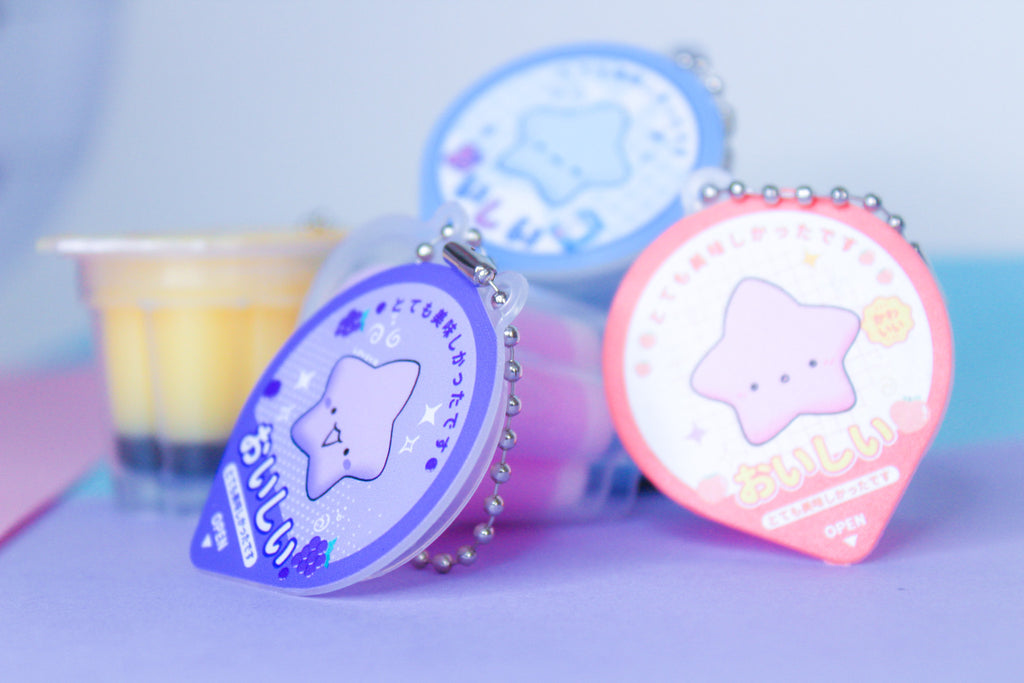 Bibi Pudding Jelly Keychain