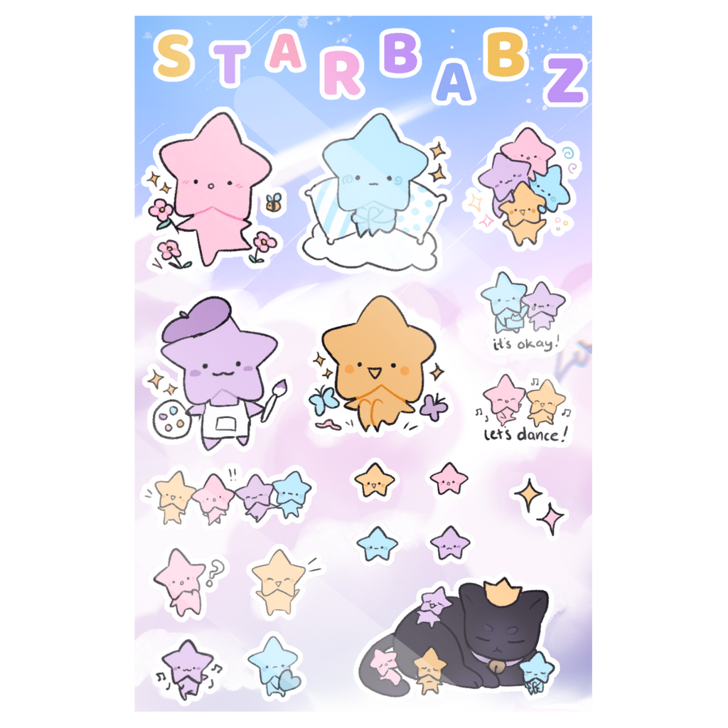 StarBabz by LOVSYQ Stickers Sheet