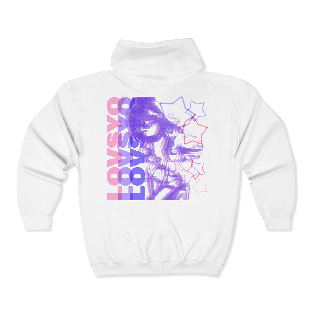 LOVSYQ Purple Dream Zip-Up Hoodie