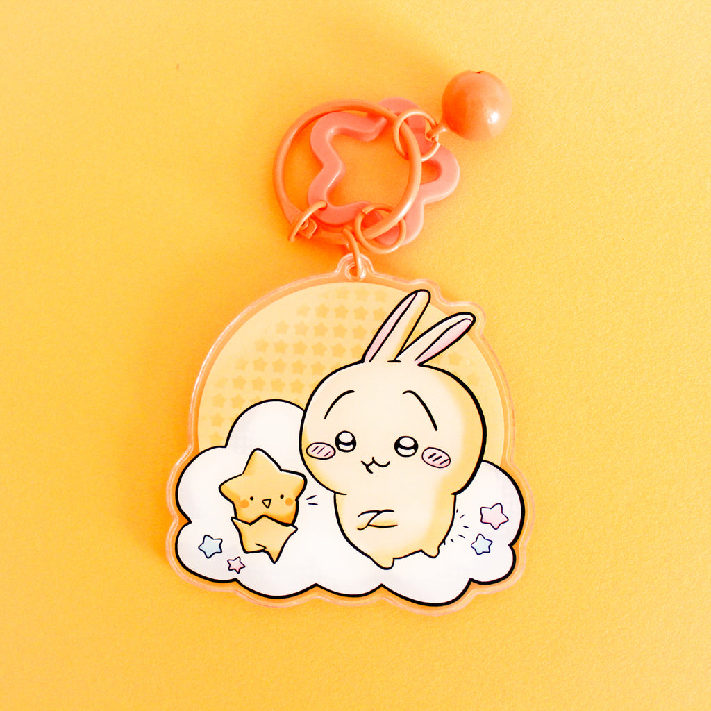 Tuff Bunny + Happy the Star Bab Acrylic Keychain