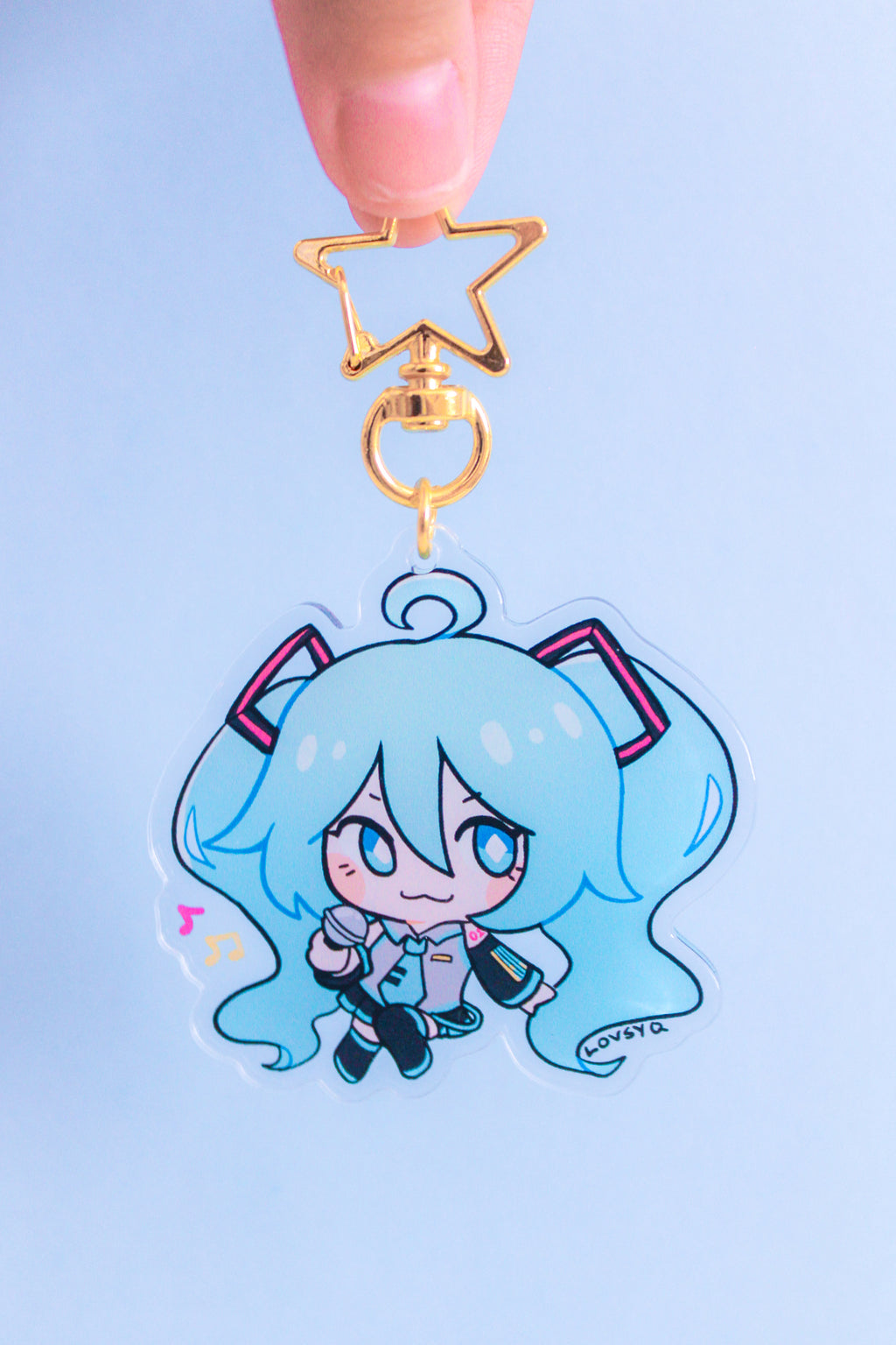 Miku Acrylic Keychain
