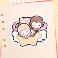 Peaches & Patches Sticker 3"