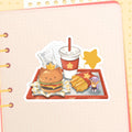 Stellar Burger Meal Sticker 3”