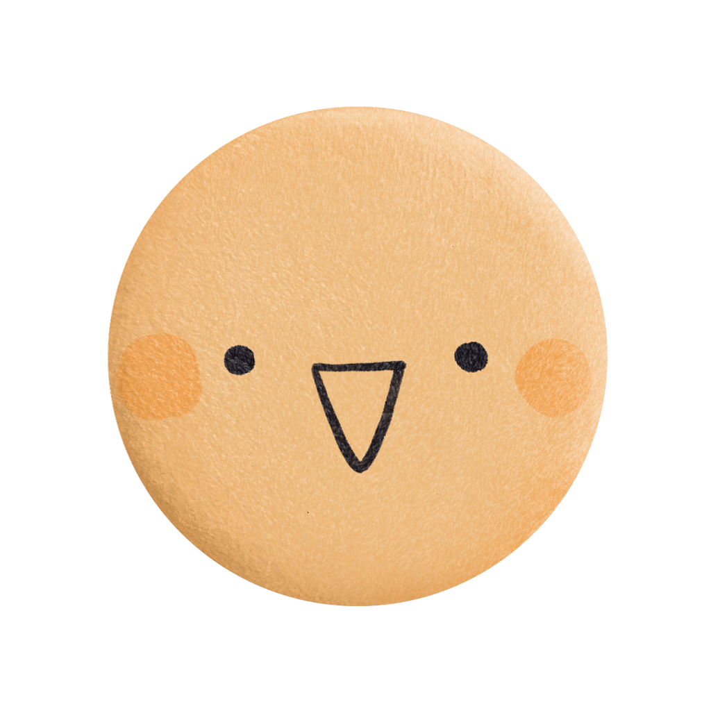 Happy Plush Badge