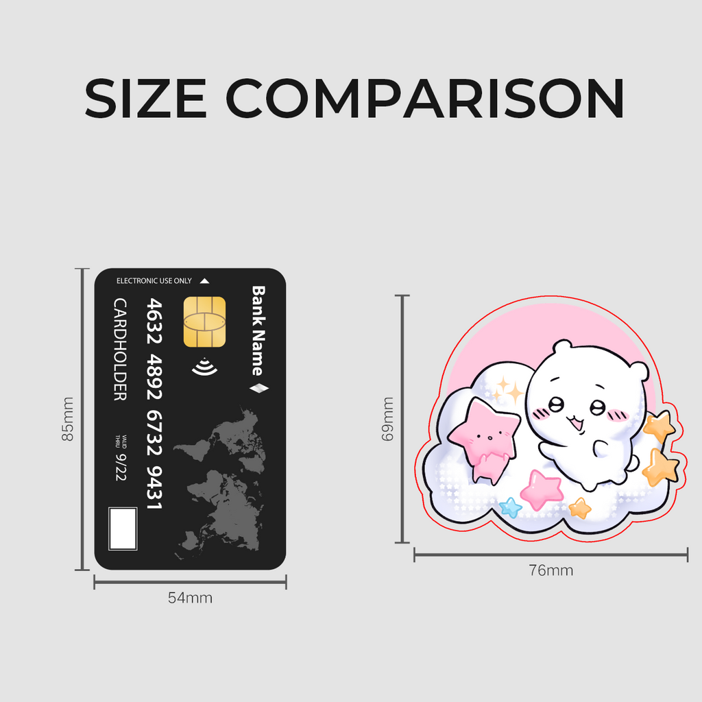 Cute Hamster + Bibi Sticker 3"
