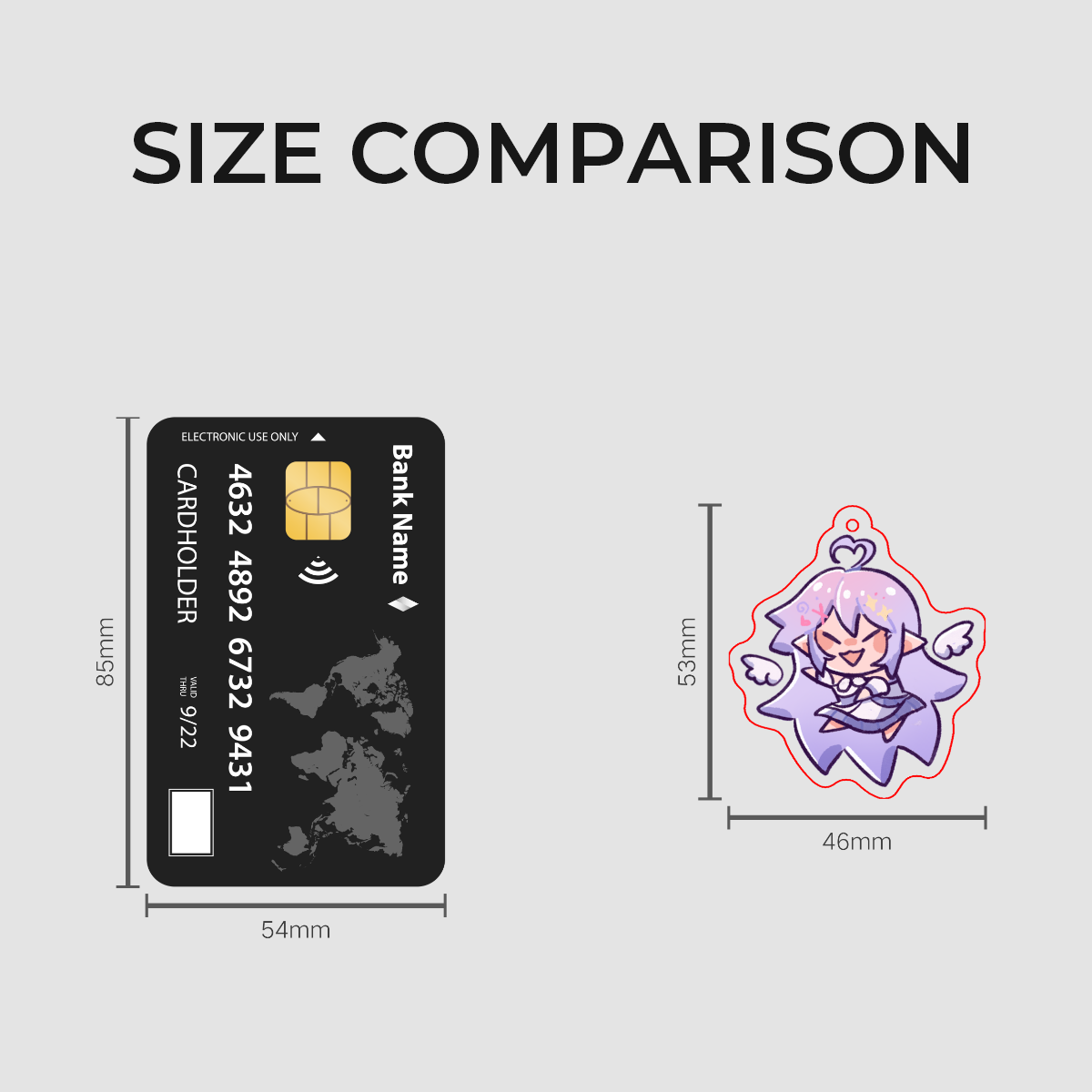 Chibi Mini Kiyumi Keychain