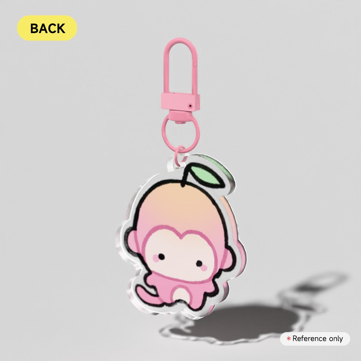 Mini Peach Keychain