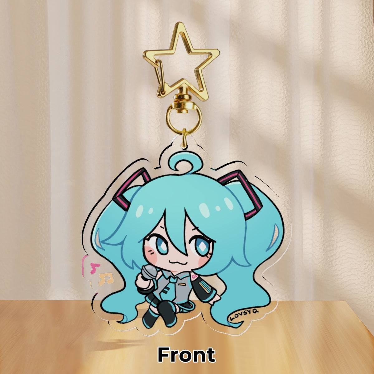 Miku Acrylic Keychain