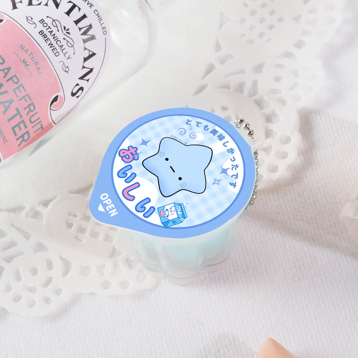 Blu Pudding Jelly Keychains