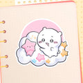 Cute Hamster + Bibi Sticker 3"