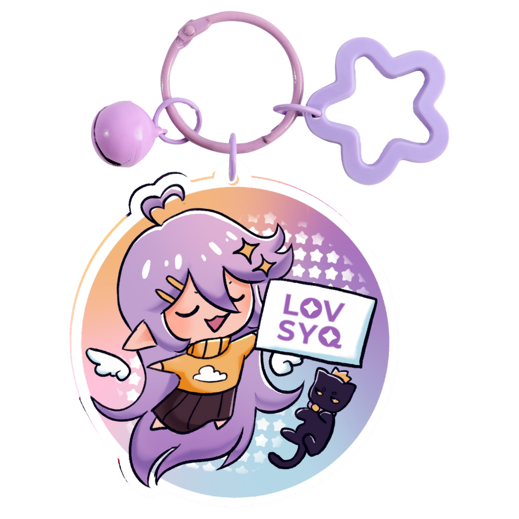Chibi Kiyumi & Eyeball LOVSYQ Acrylic Keychain