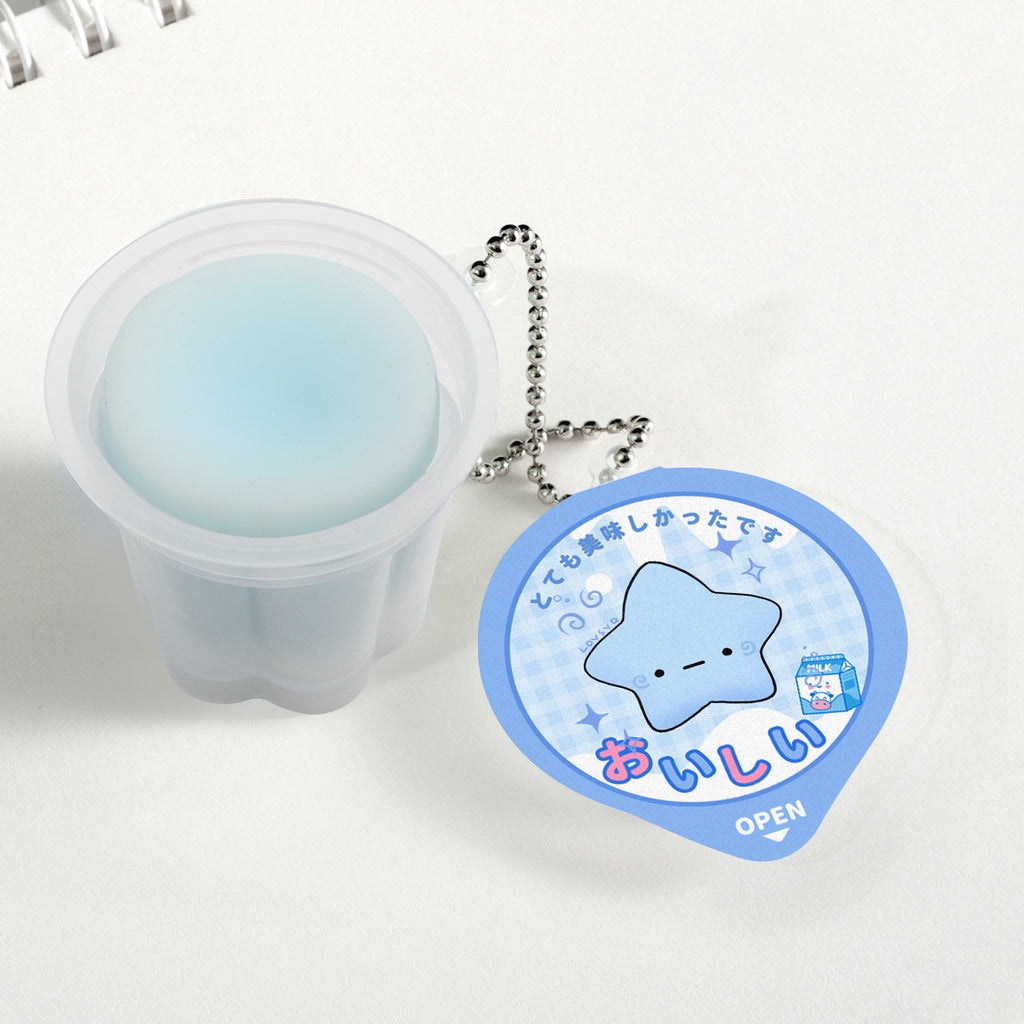 Blu Pudding Jelly Keychains