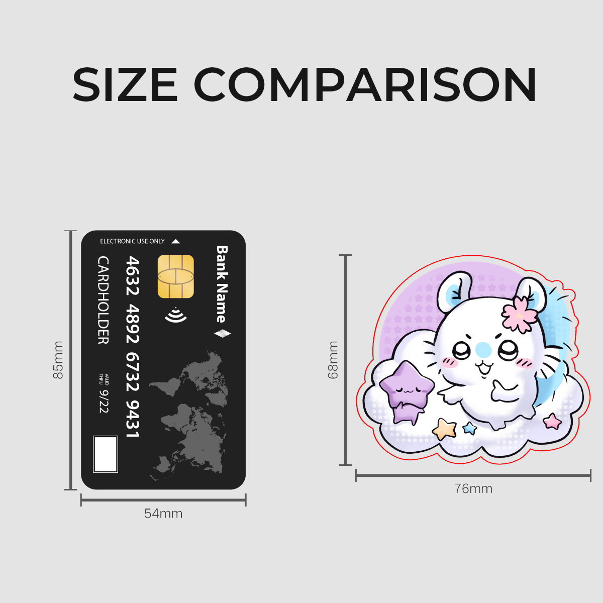 Sassy Sugarglider +Silly Sticker 3"