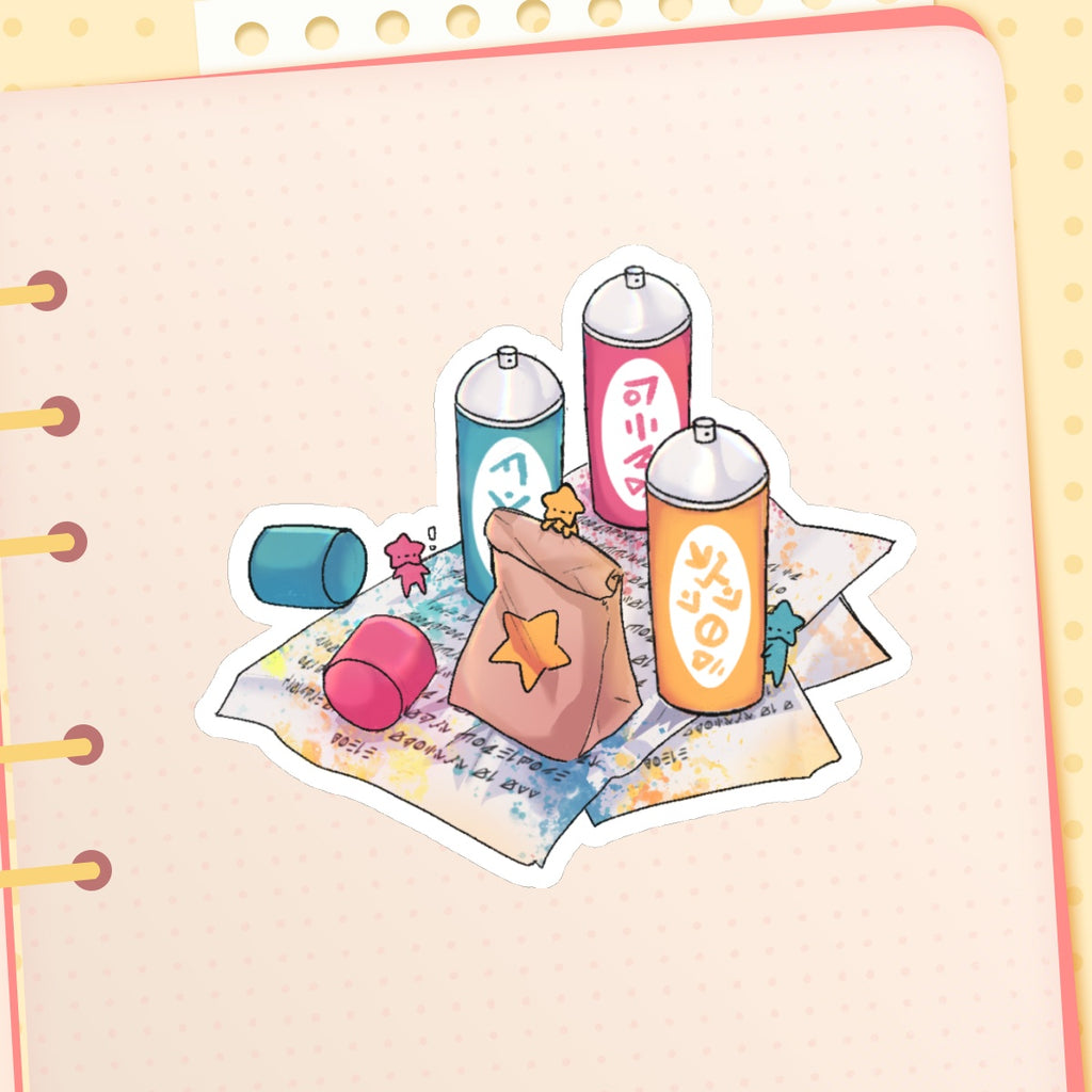 StarBabz Spraycan Stickers 3"